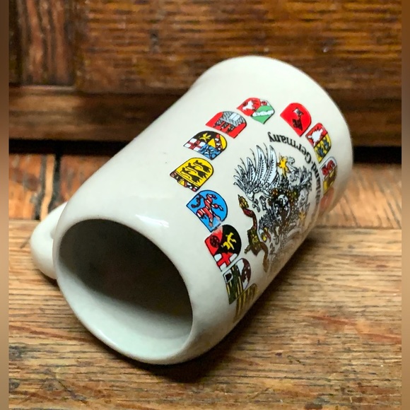 Vintage Miniature Ceramic Germany Deutschland Beer Stein Shot Glass - Picture 11 of 16